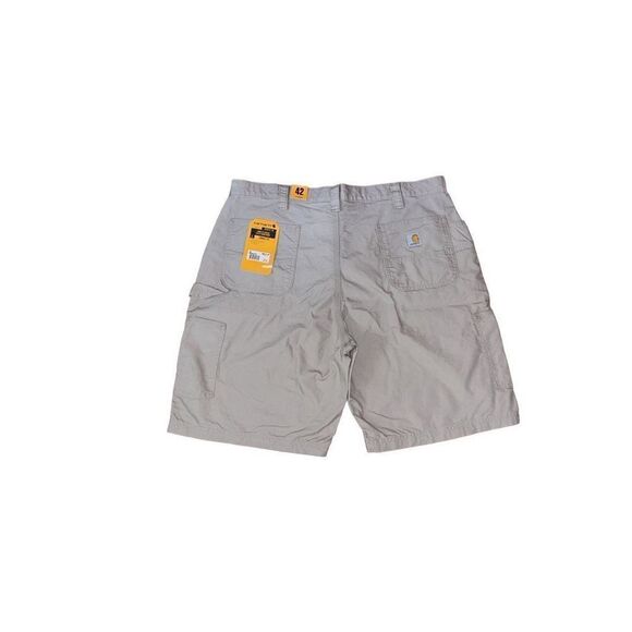 CARHARTT MENS Light Khaki LOOSE FIT UTILITY WORK SHORT BS0147-M Size 42 NWT - Picture 6 of 6
